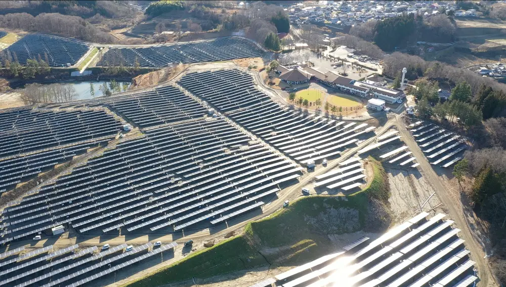 ゴルフ場の再エネ転用イメージ