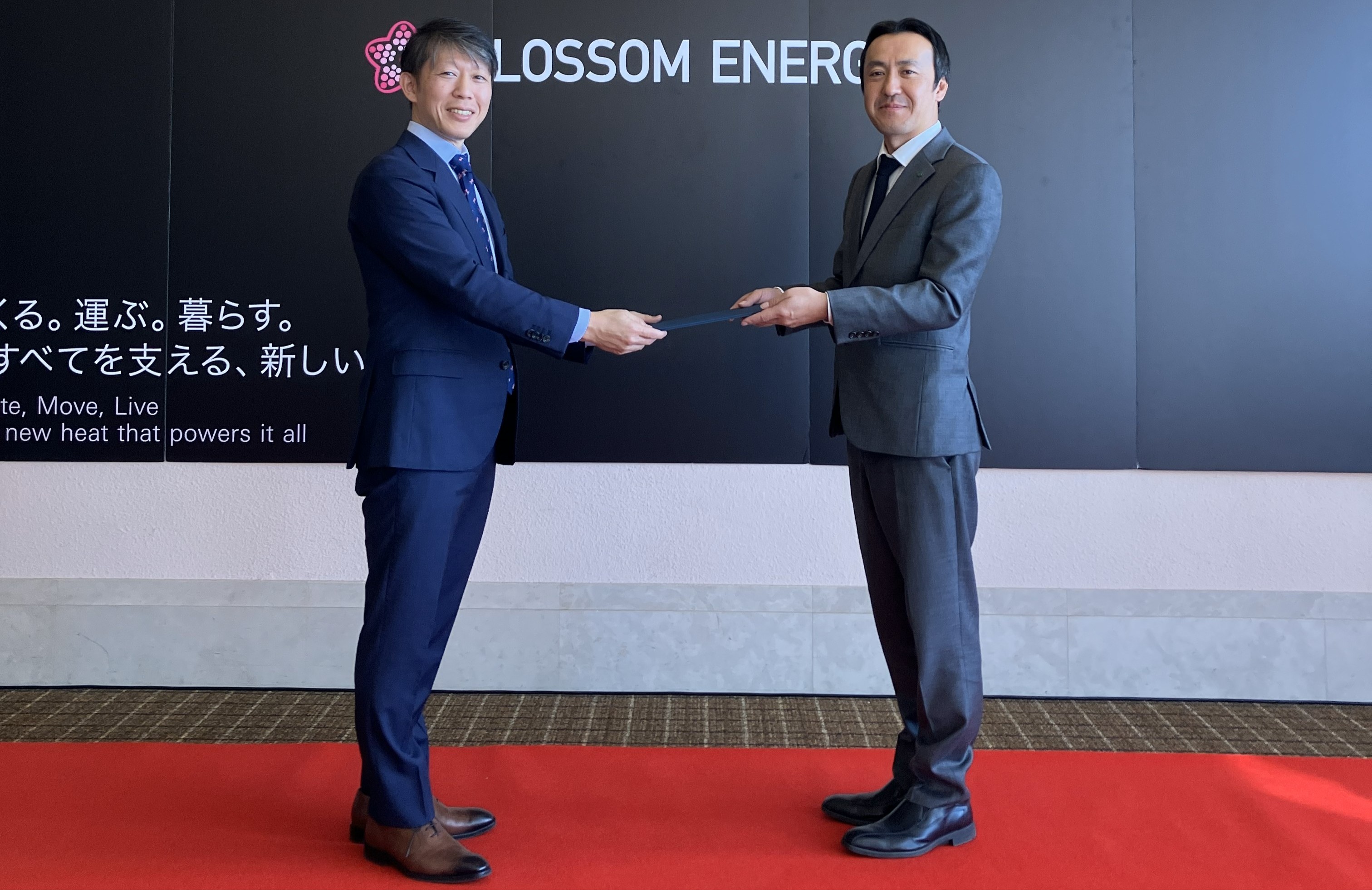 蓄熱式ボイラ、式典の様子