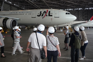 JAL整備工場見学