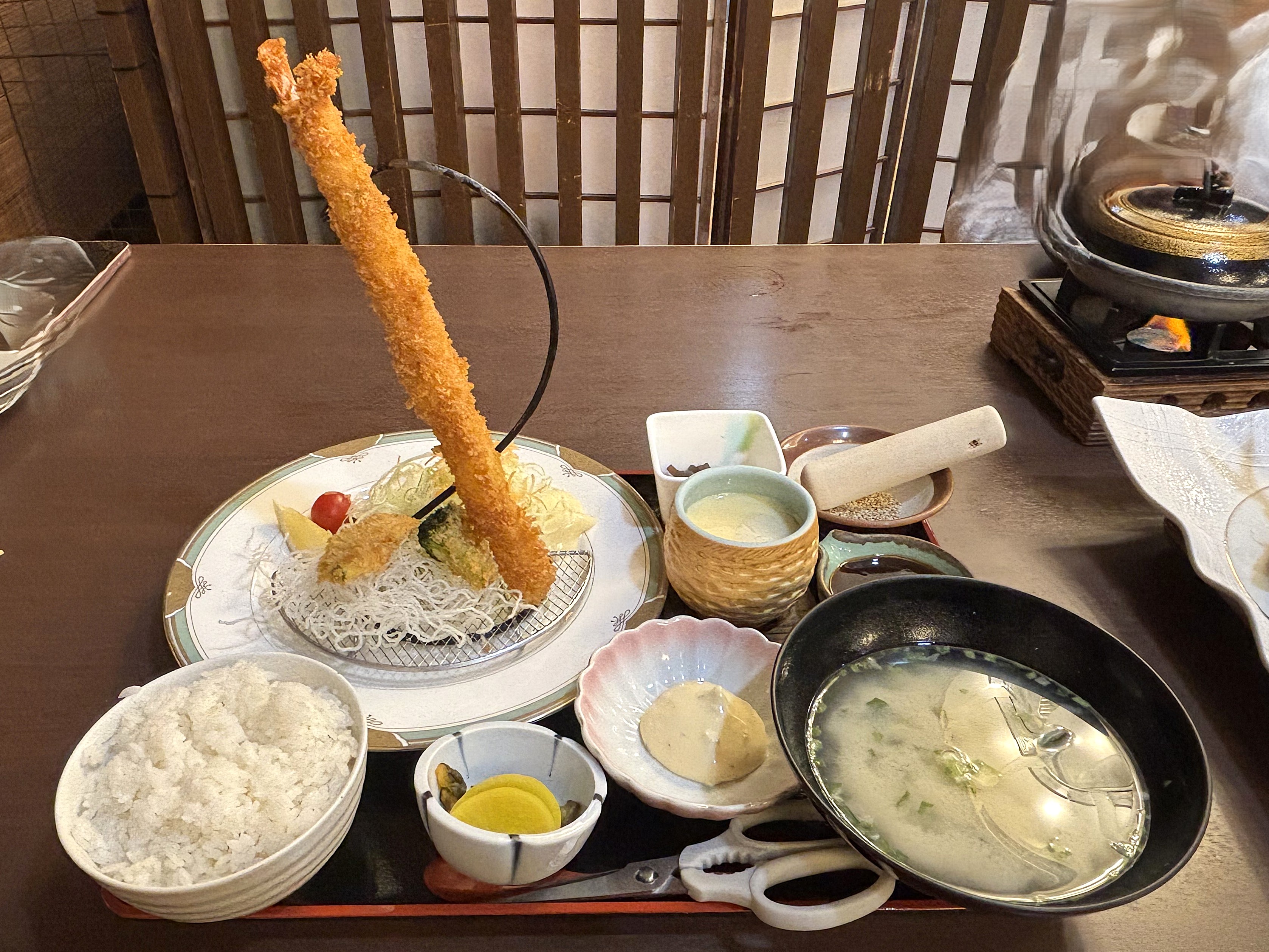 エビフライ定食