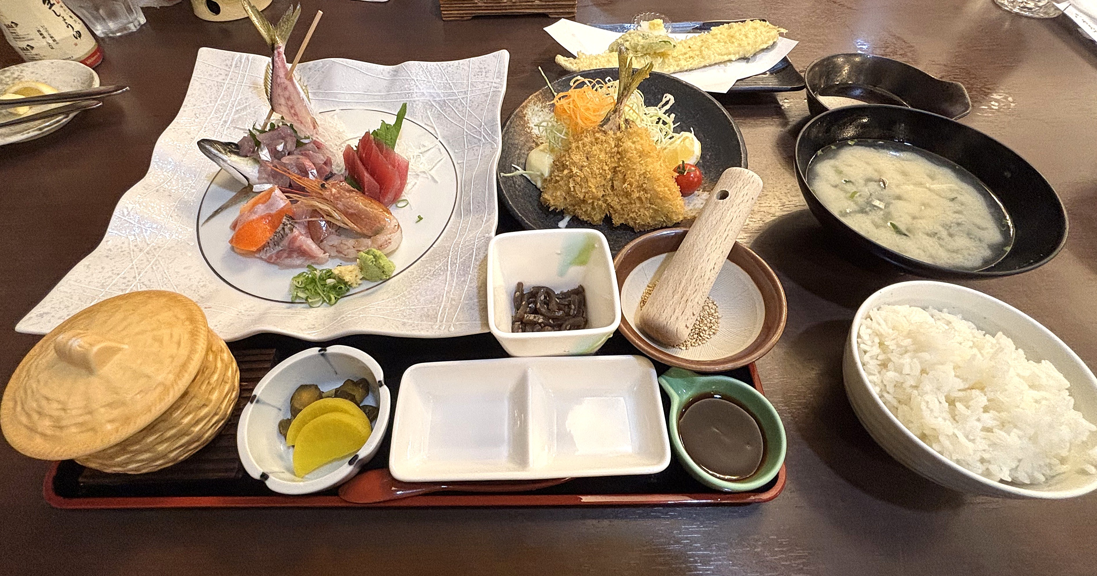 でん助定食