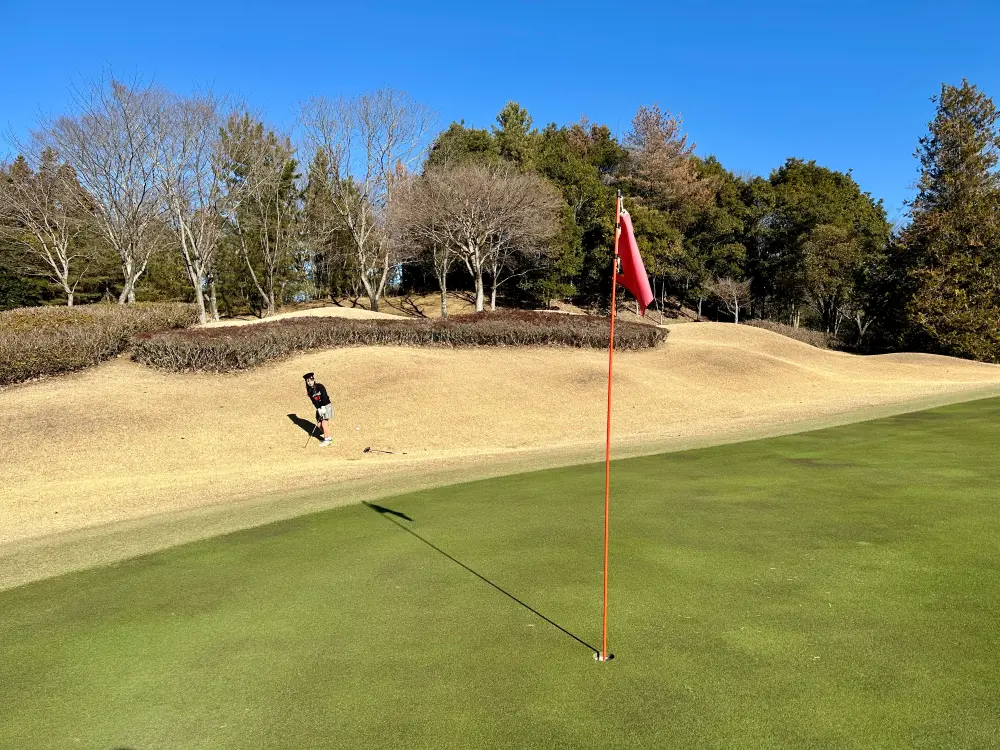 アプローチの様子