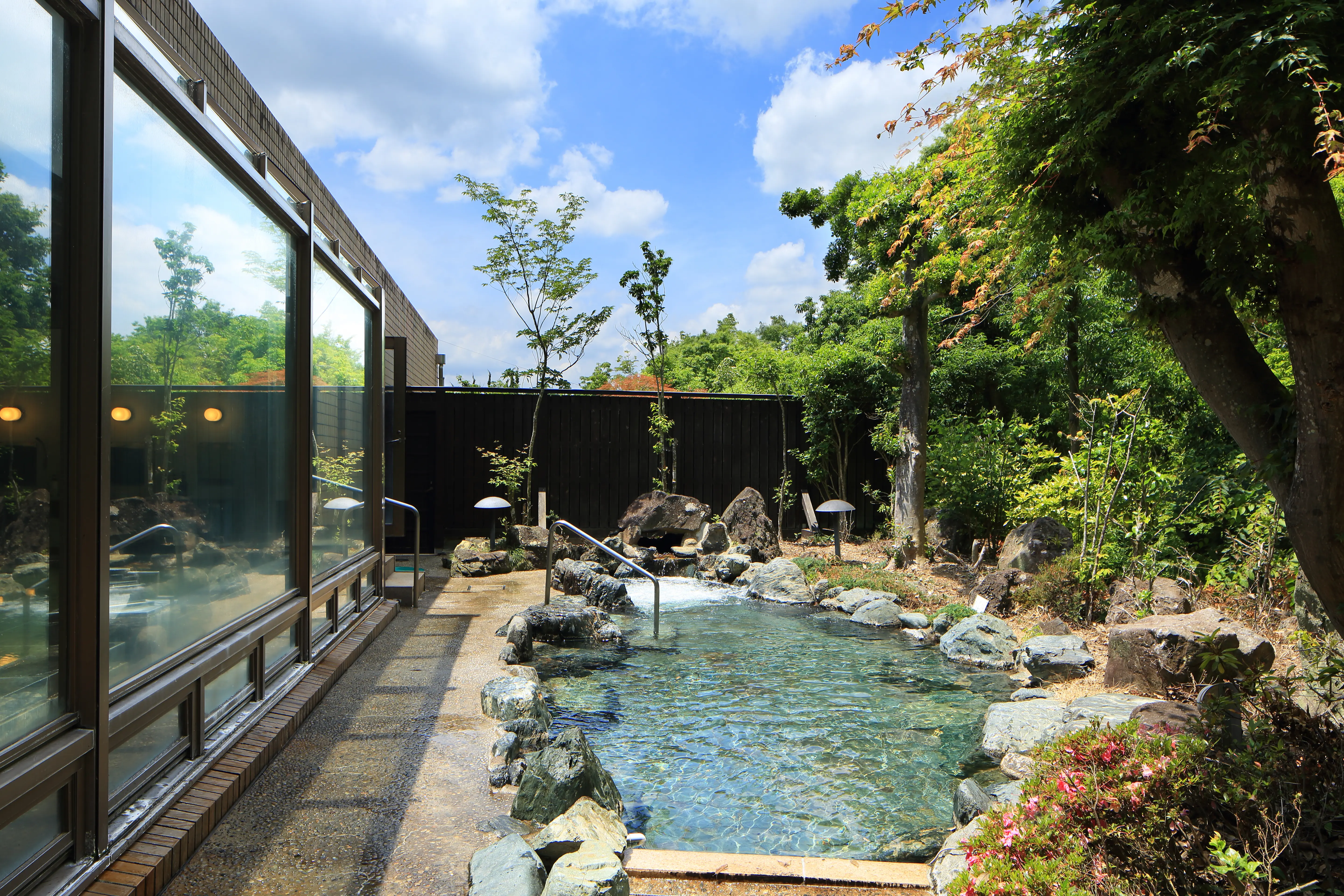 露天風呂の写真