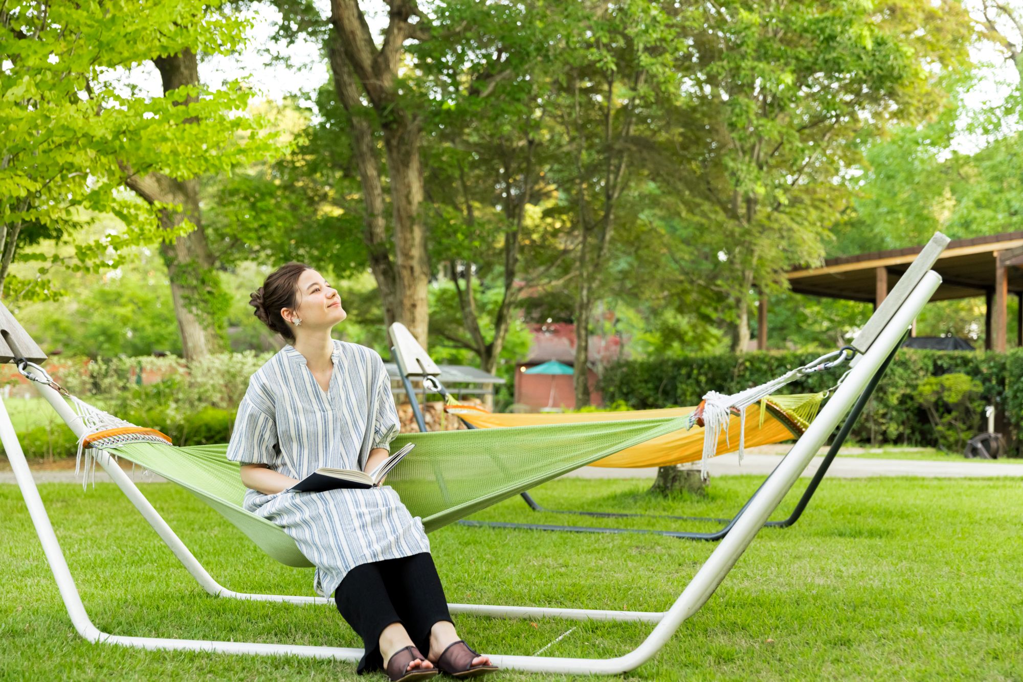 笑顔で過ごす様子