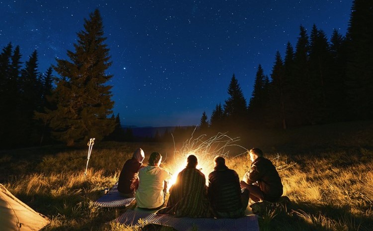 チームで笑顔の様子